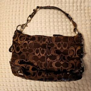 Brown/Tan COACH bag